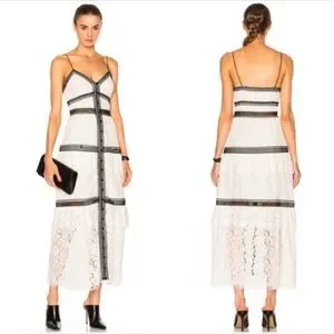 Self-Portrait ワンピースUK8 US4 SELF-PORTRAIT Printed Long Dress Size: S | US4, UK8 | eBay